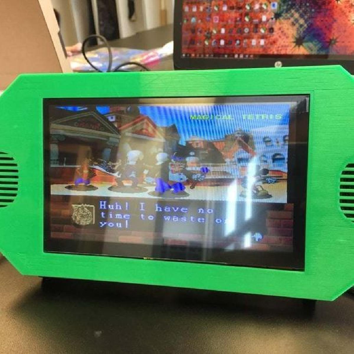 Console autonomo Raspberry Pi de 7"
