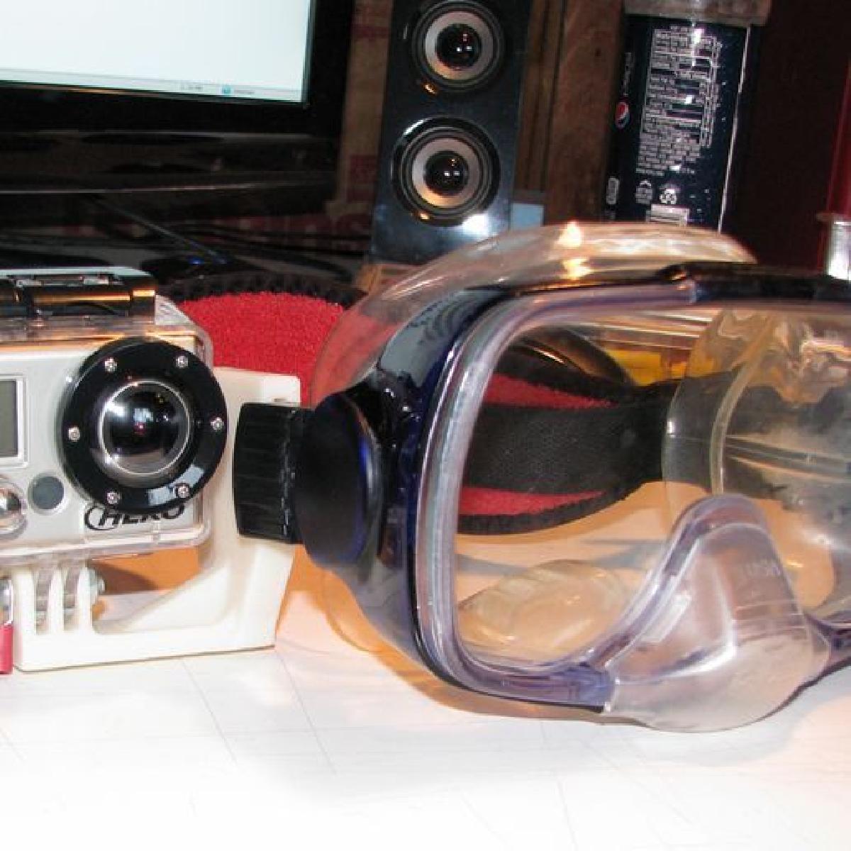 Suporte para mascara de mergulho GoPro