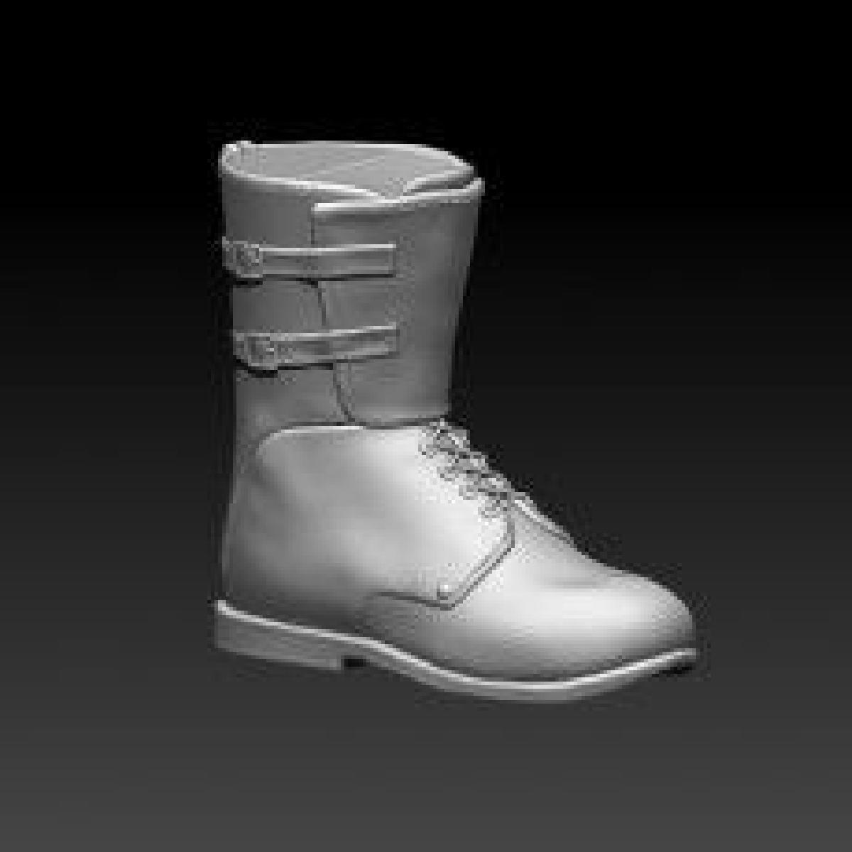 Botas militares masculinas, arquivo STL para impressora 3d