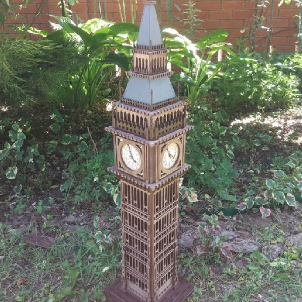 Corte a laser London Big Ben.cdr