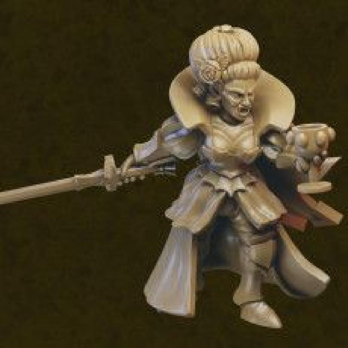 Lady Barthori miniatura (32mm, modular)