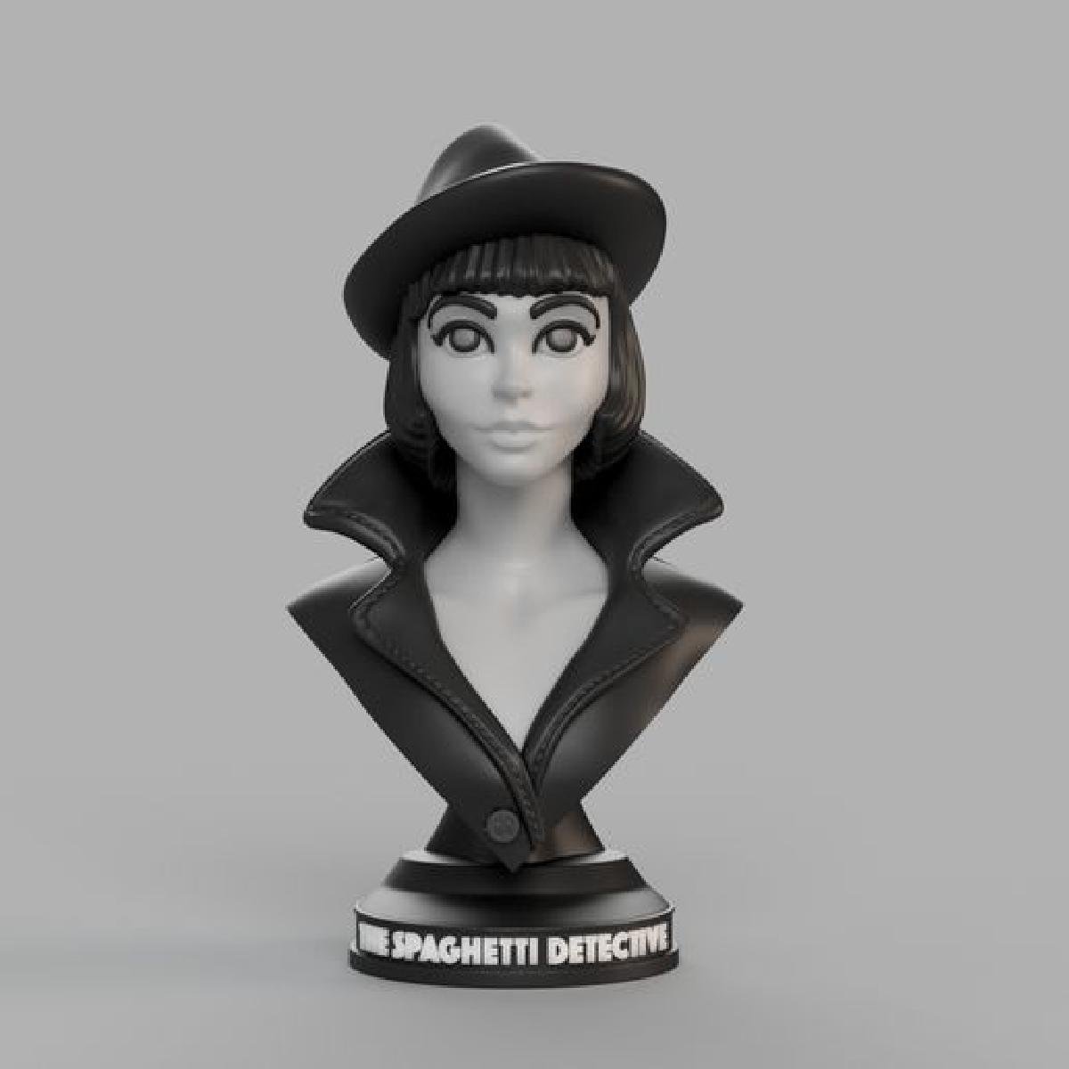 O busto do Detetive Espaguete