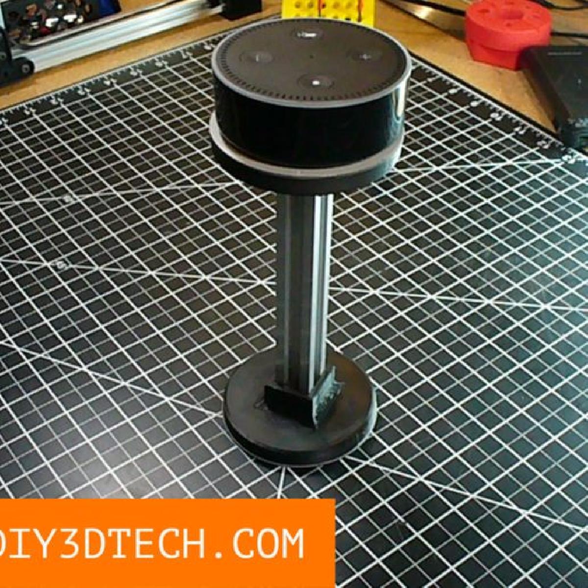 Base de Echo Dot da Amazon de aparencia industrial!