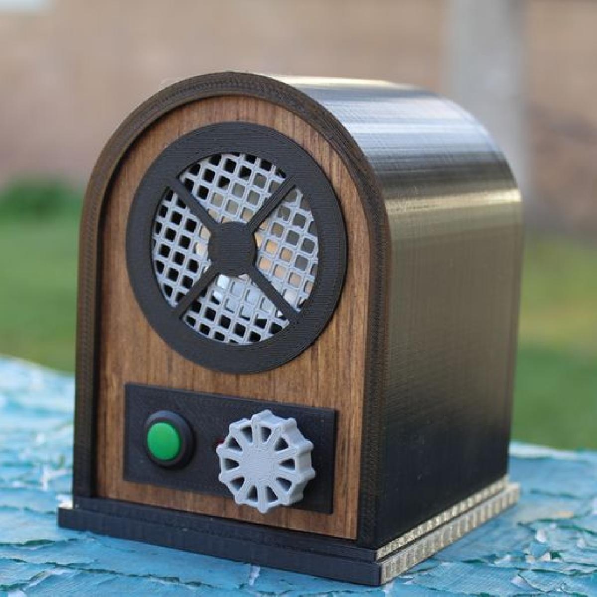 Alto falante Bluetooth retro