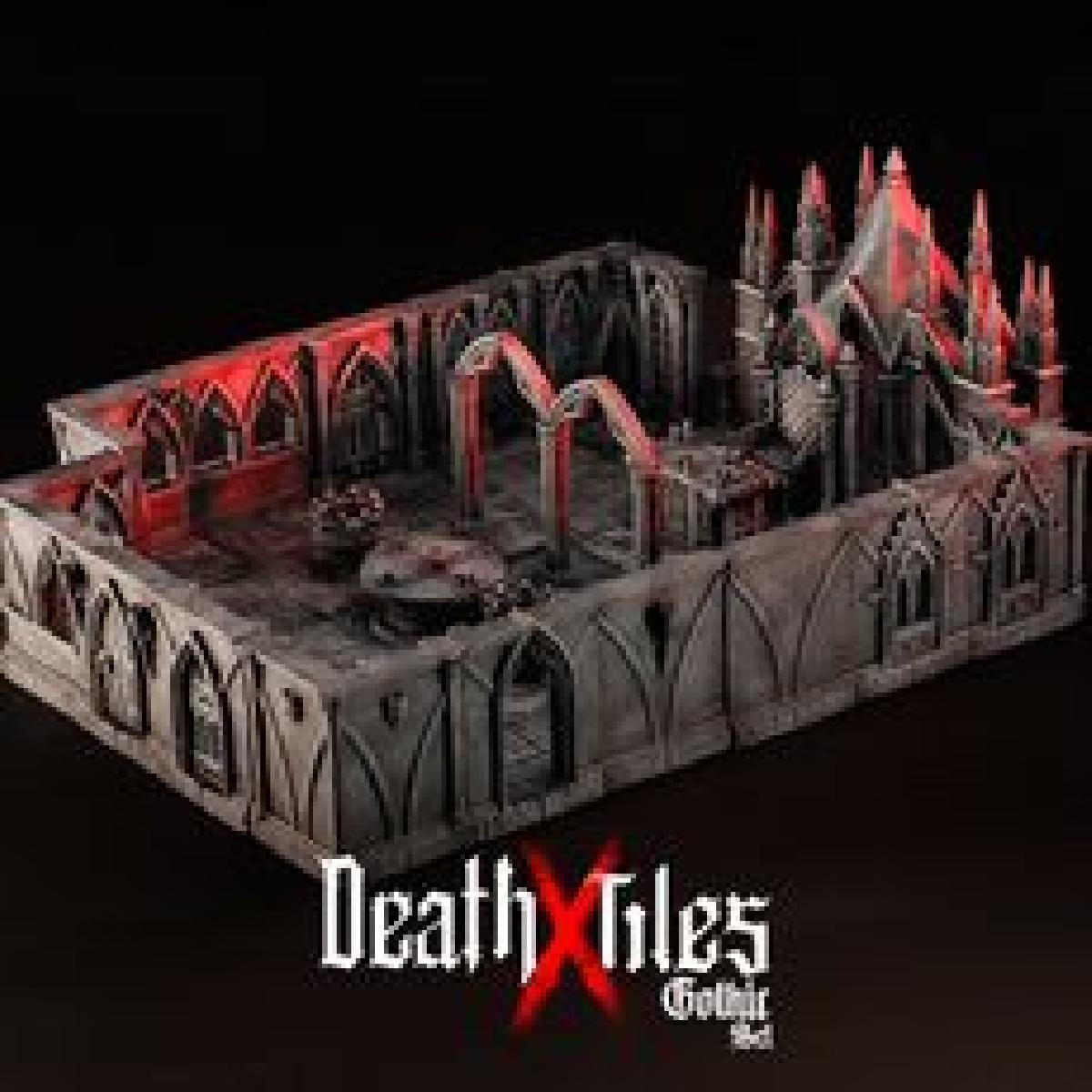 Death x Tiles   Conjunto Gotico Completo (Sem Suporte)