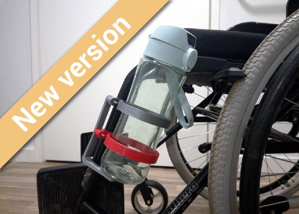 Suporte para Garrafa de Agua   3 Tamanhos   Impressoes Planas