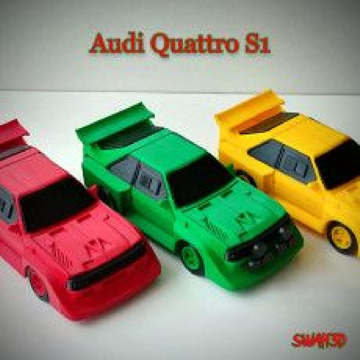 CARRO ICÔNICO AUDI QUATTRO S1 RALLYE