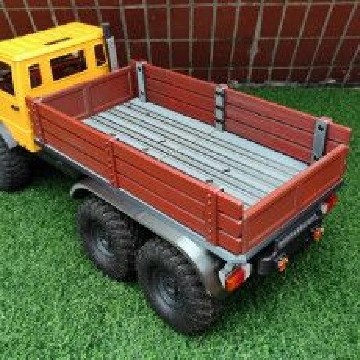 Crawler Bog 406 TRX6 Mesa plana para cabine simples   1/10 RC acessorio de carroceria