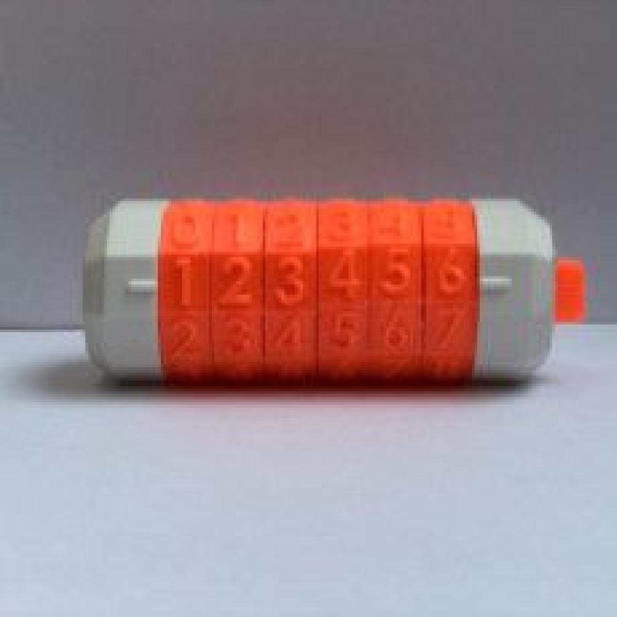 USB Cryptex com 6 numeros