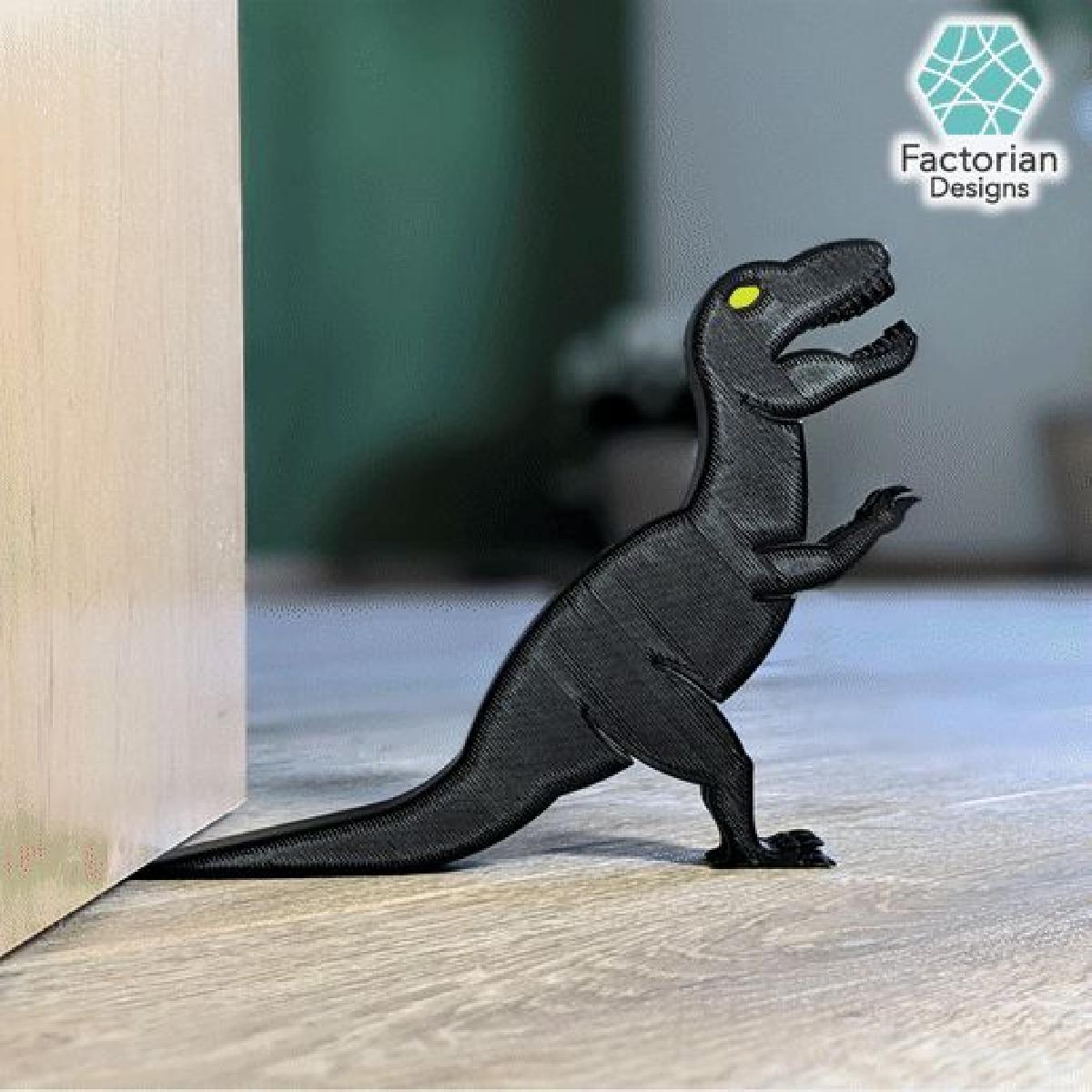 BATENTE DE PORTA DINO | Para Amantes de Dino e Criancas no Estilo T Rex | STL imprimivel em 3D