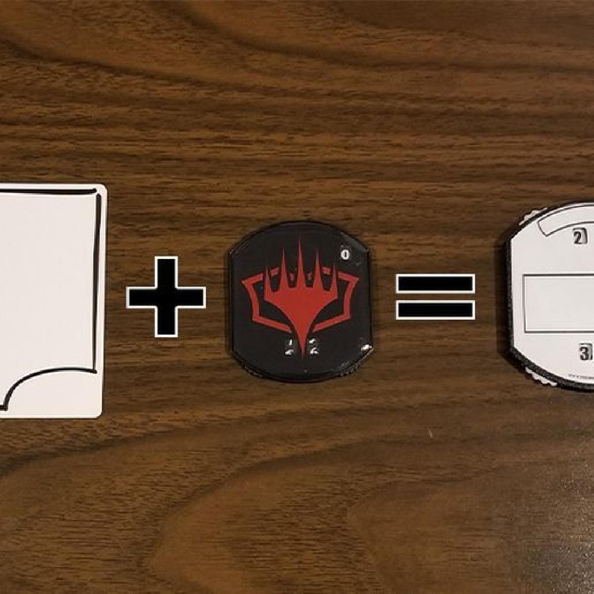 Fichas de Apagamento a Seco de MTG com Marcadores para Magic the Gathering