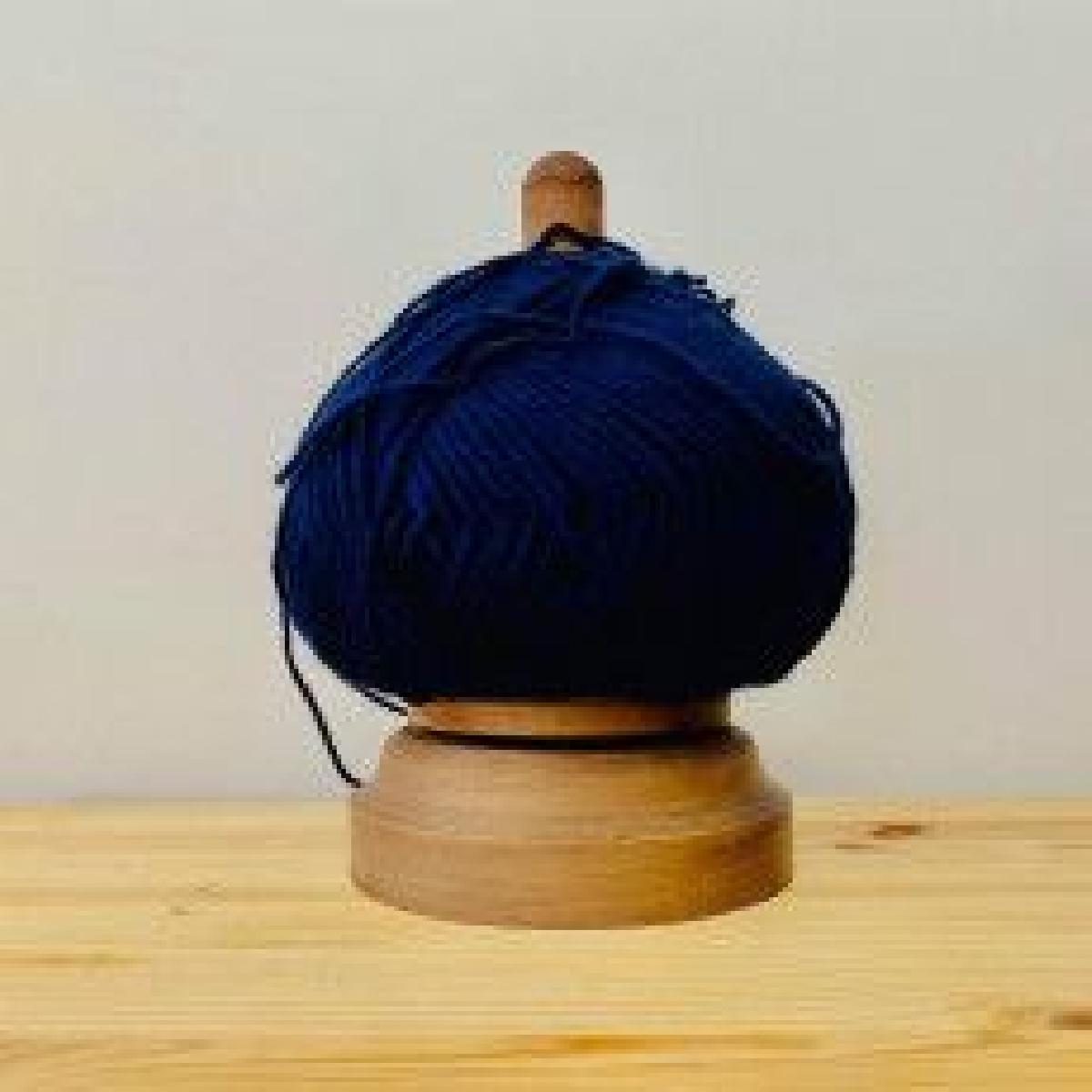 Suporte de fio de fiacao de madeira