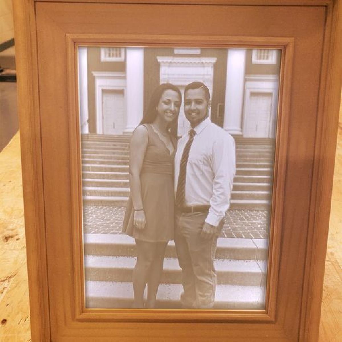 Moldura de LED Lithophane