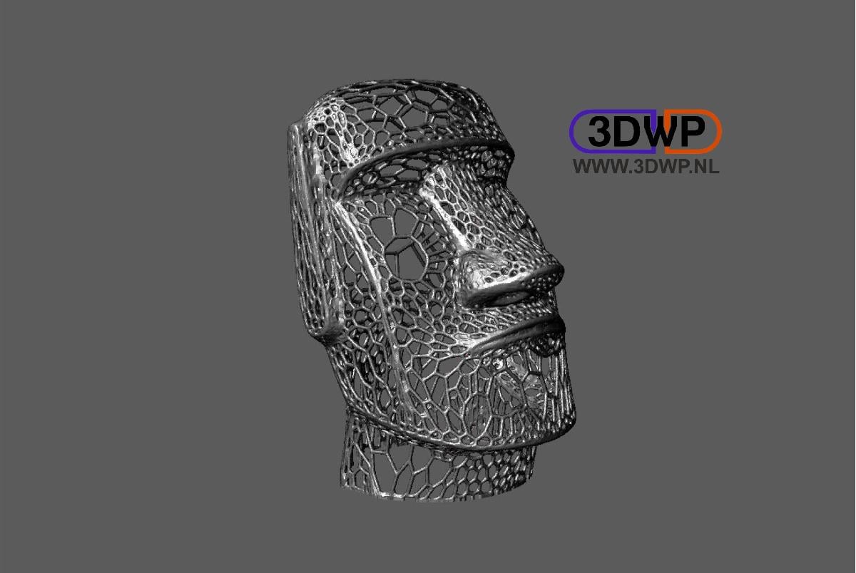 Estilo Moai Voronoi (Escultura da Ilha de Pascoa)