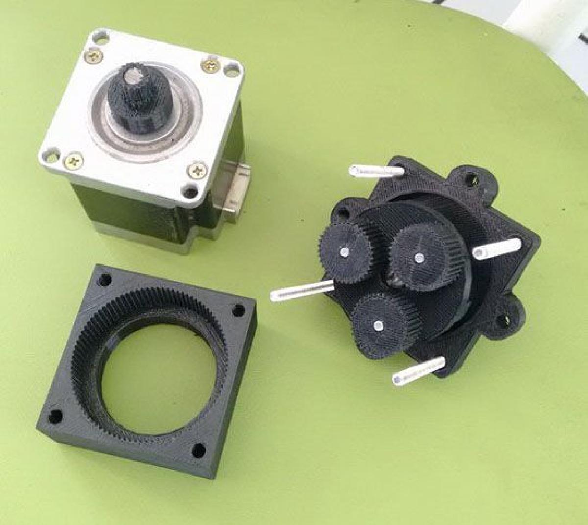 Redutor planetario 6:1 Motor de passo Nema 23