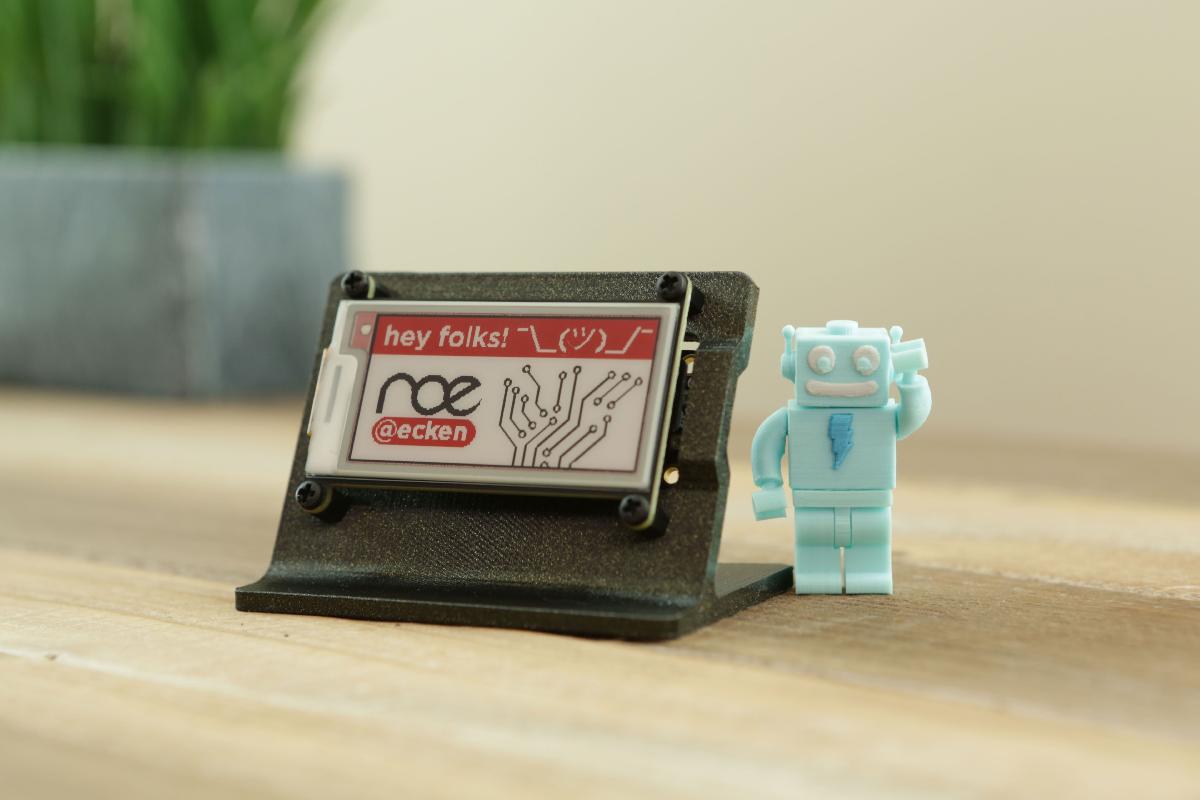 Suporte e Ink FeatherWing