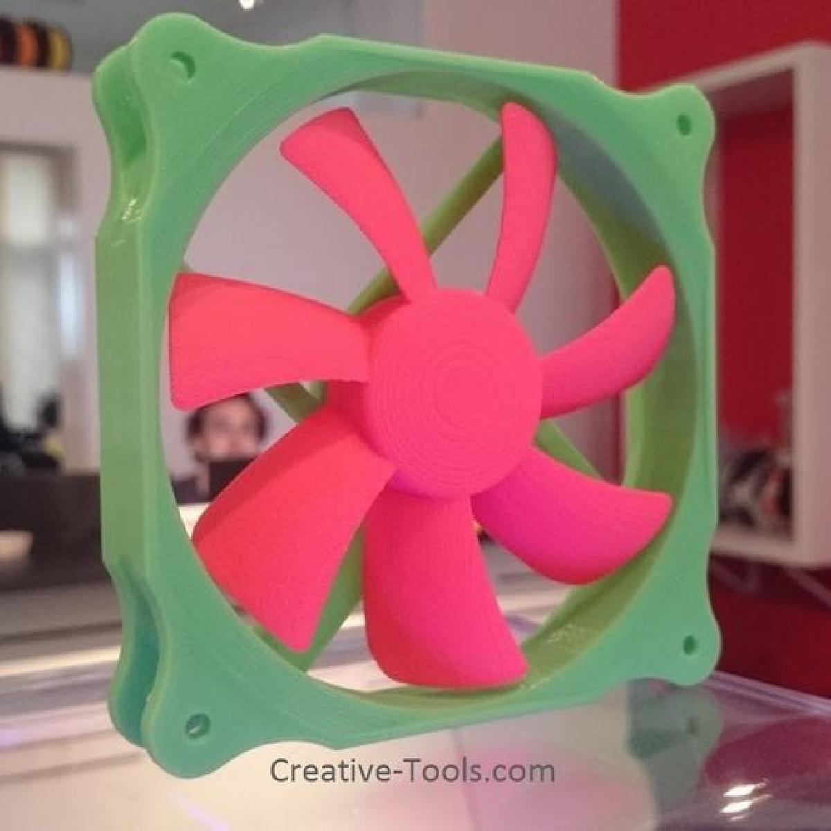 Modelo de conceito de ventilador de computador