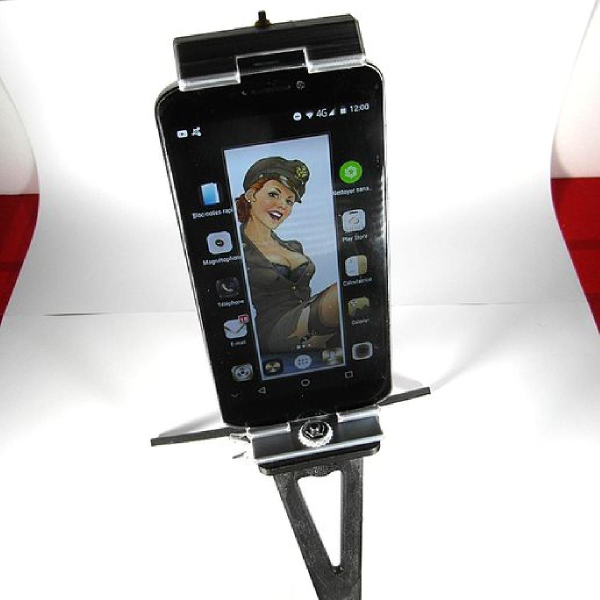 Suporte para grande smartphone ou tablet