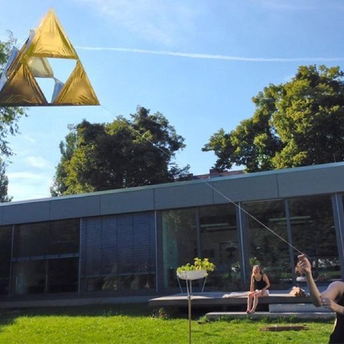 Pipa Triforce totalmente impressa em 3D.