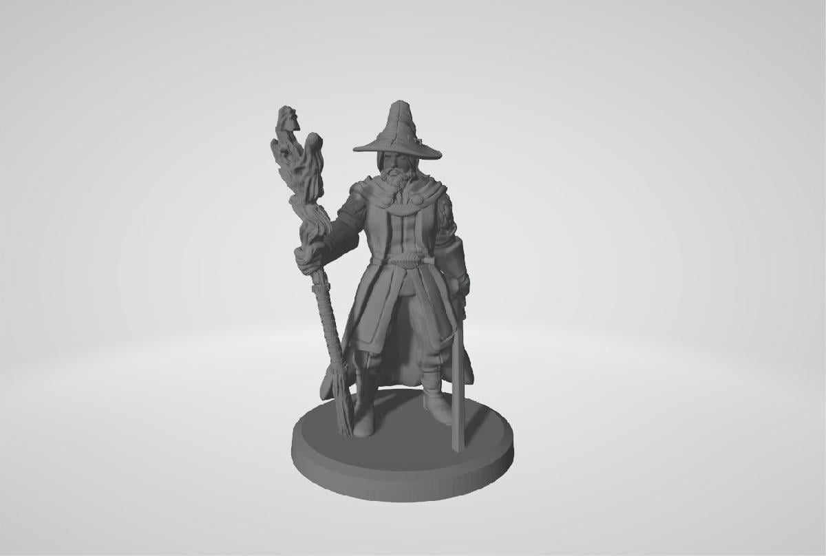 Miniatura de RPG Mago