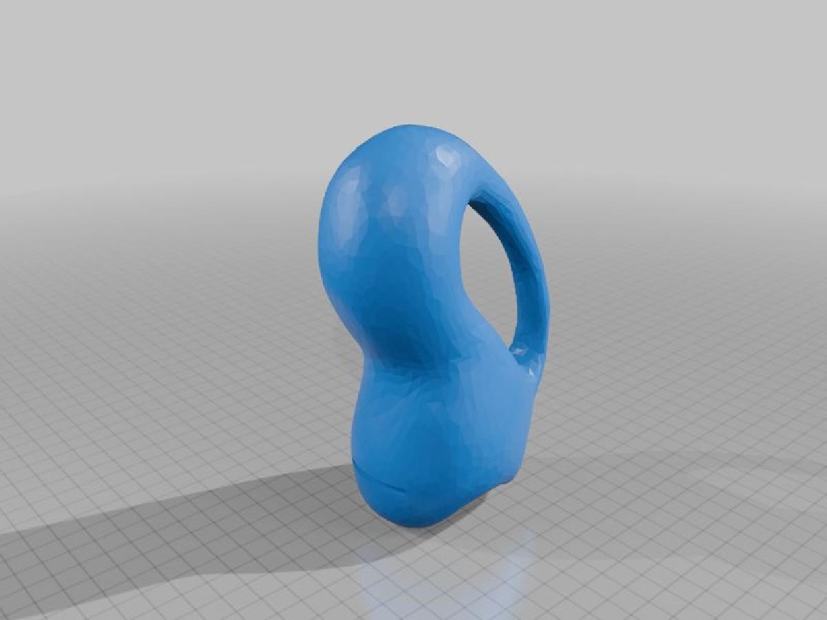 Adaptador vertical ergonomico para ferramentas de jardinagem.