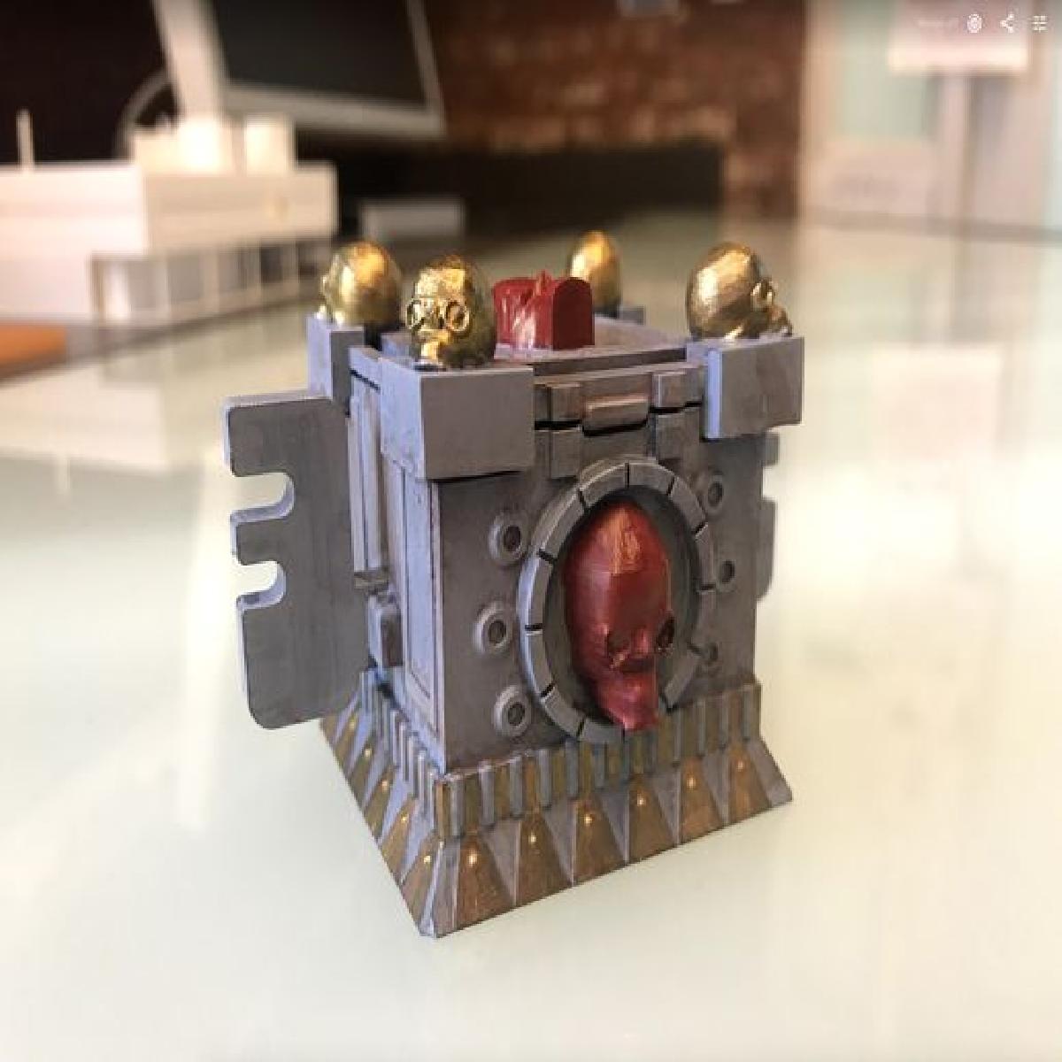Caminho do Exilio Peito de Osso ou Vaal mini caixa de joias / caixa de trinket