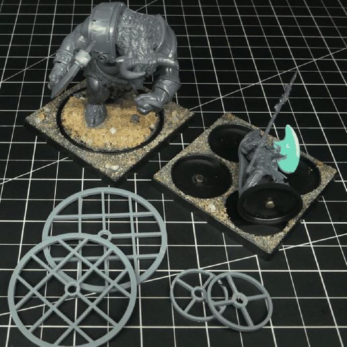 Infantaria de Conquista e espacador bruto base, para adicionar um ima 4x1 no meio o tempo todo!