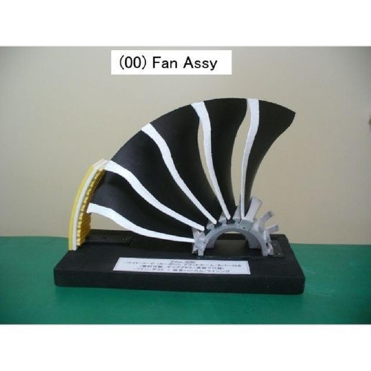 Componente do motor a jato (5); Ventilador