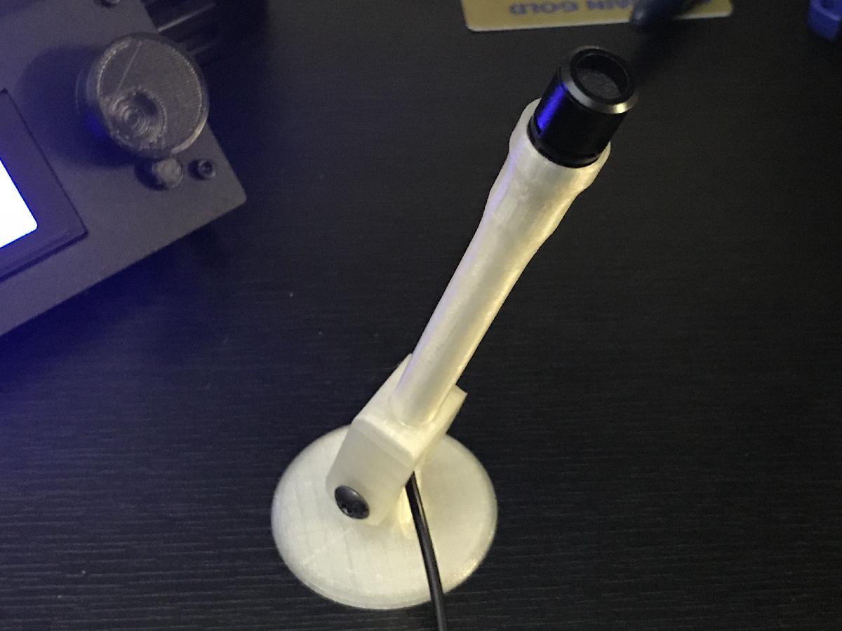 Suporte de microfone de mesa