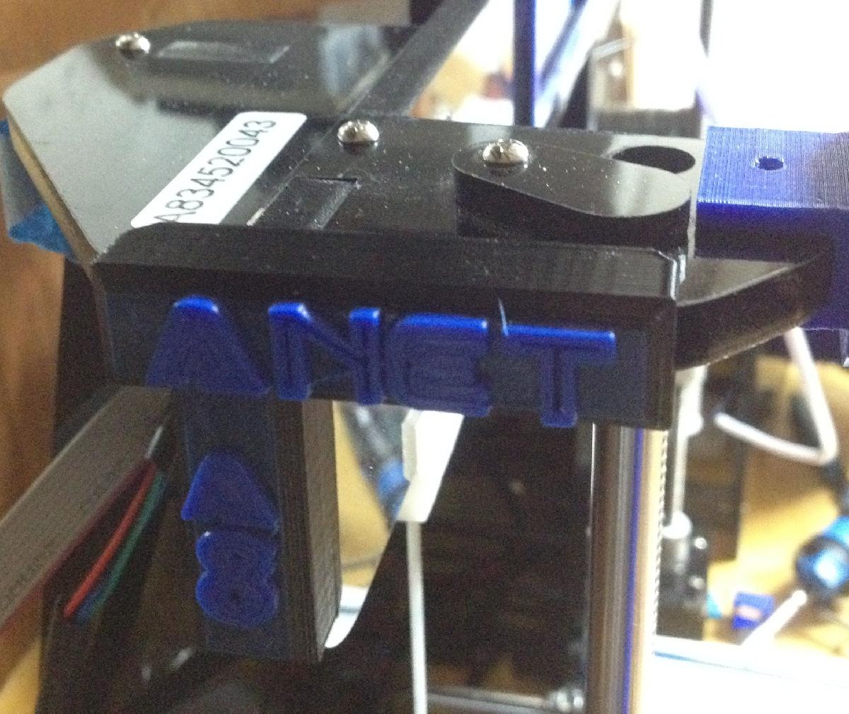 Anet a8 SEGA genesis style top frame brace (esquerda e direita incluida) PARTE # 1 AGORA COM GUIA DE ARMAZENAMENTO E FILTRO