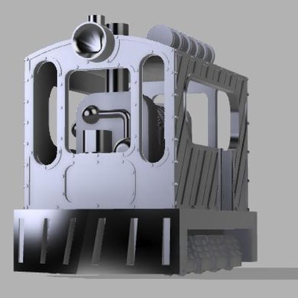 Motor de Trem Futurista