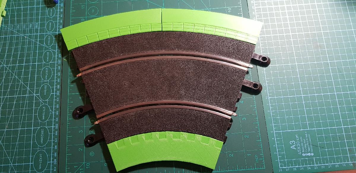 Bordas de pista Scalextric Exin