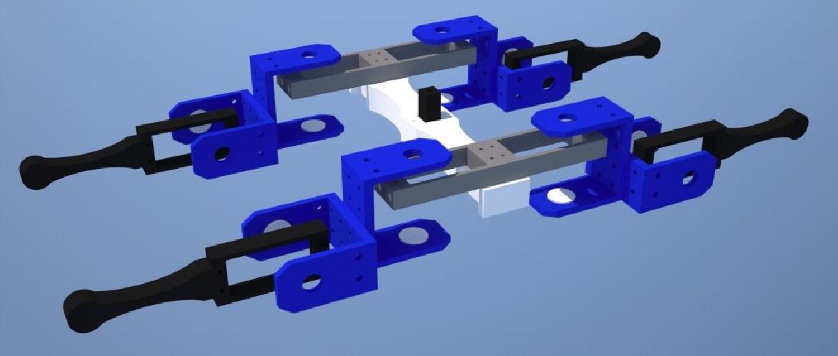 Robo quadrupede (ou hexapode) AT AS