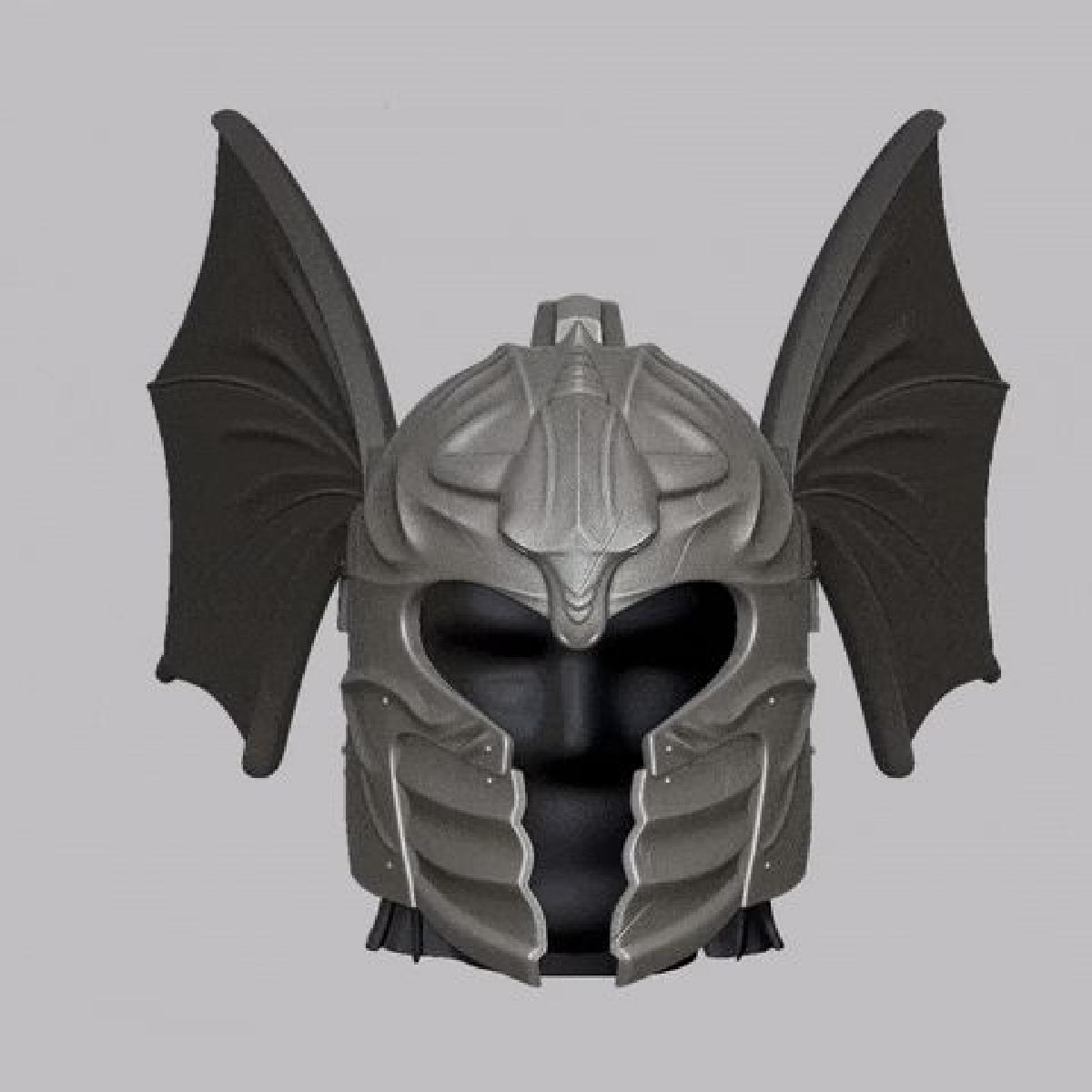 Arte fanart de capacete de dragao