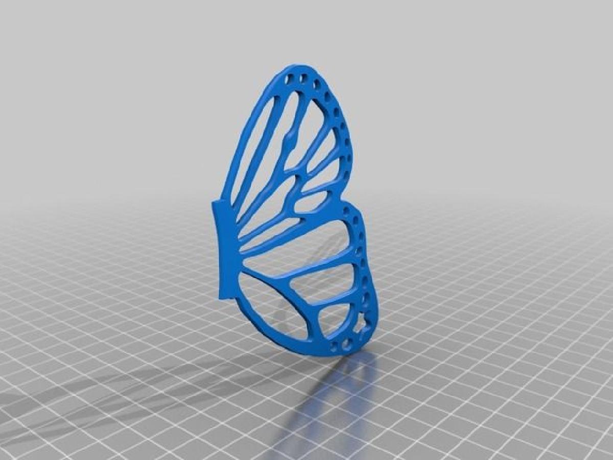 Borboleta monarca 3D