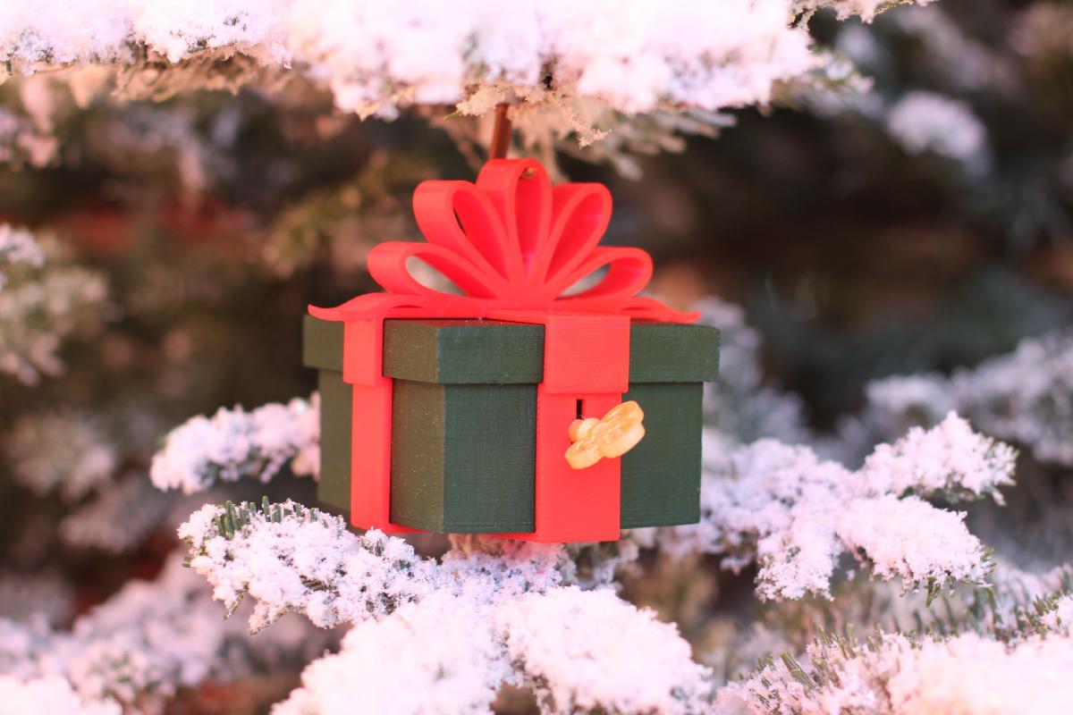 Ornamento presente bloqueável