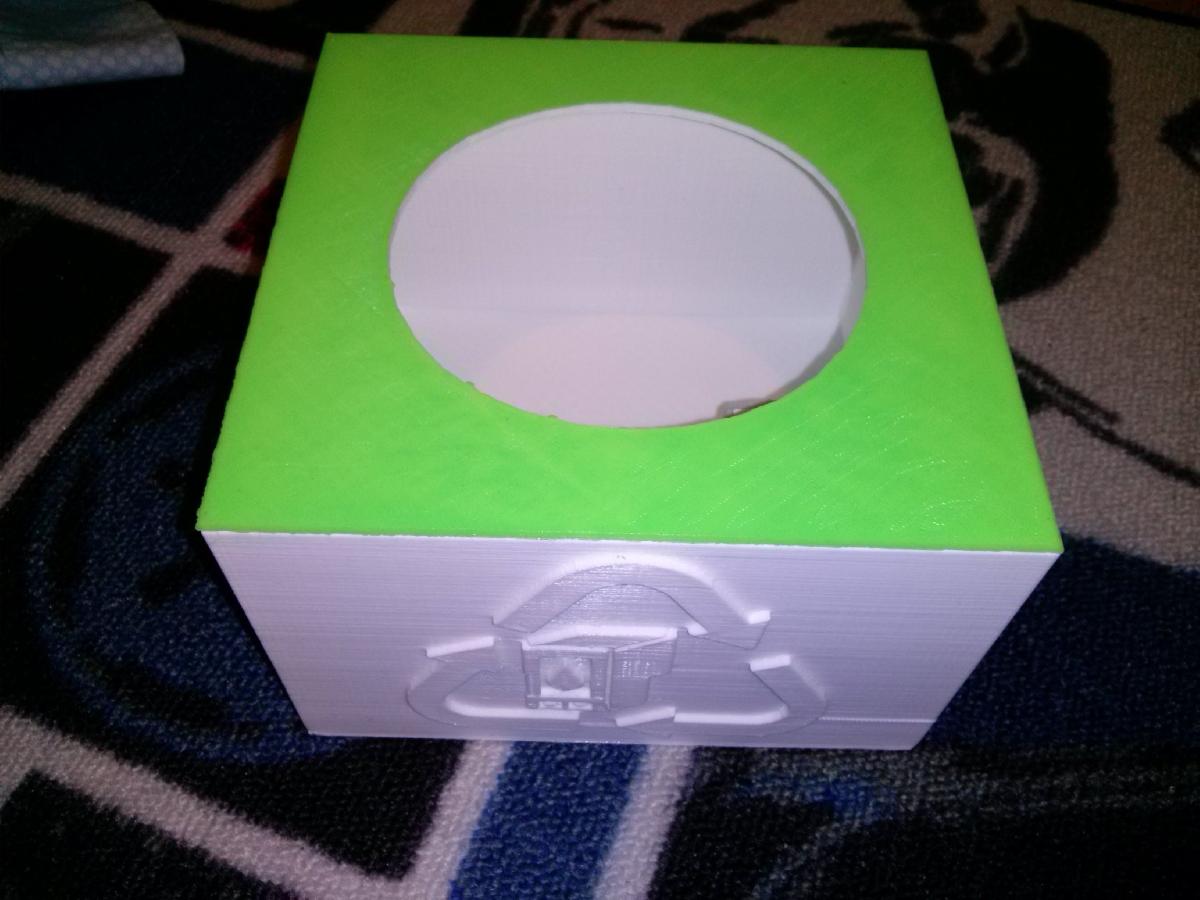 Caixa de reciclagem de cartucho de tinta
