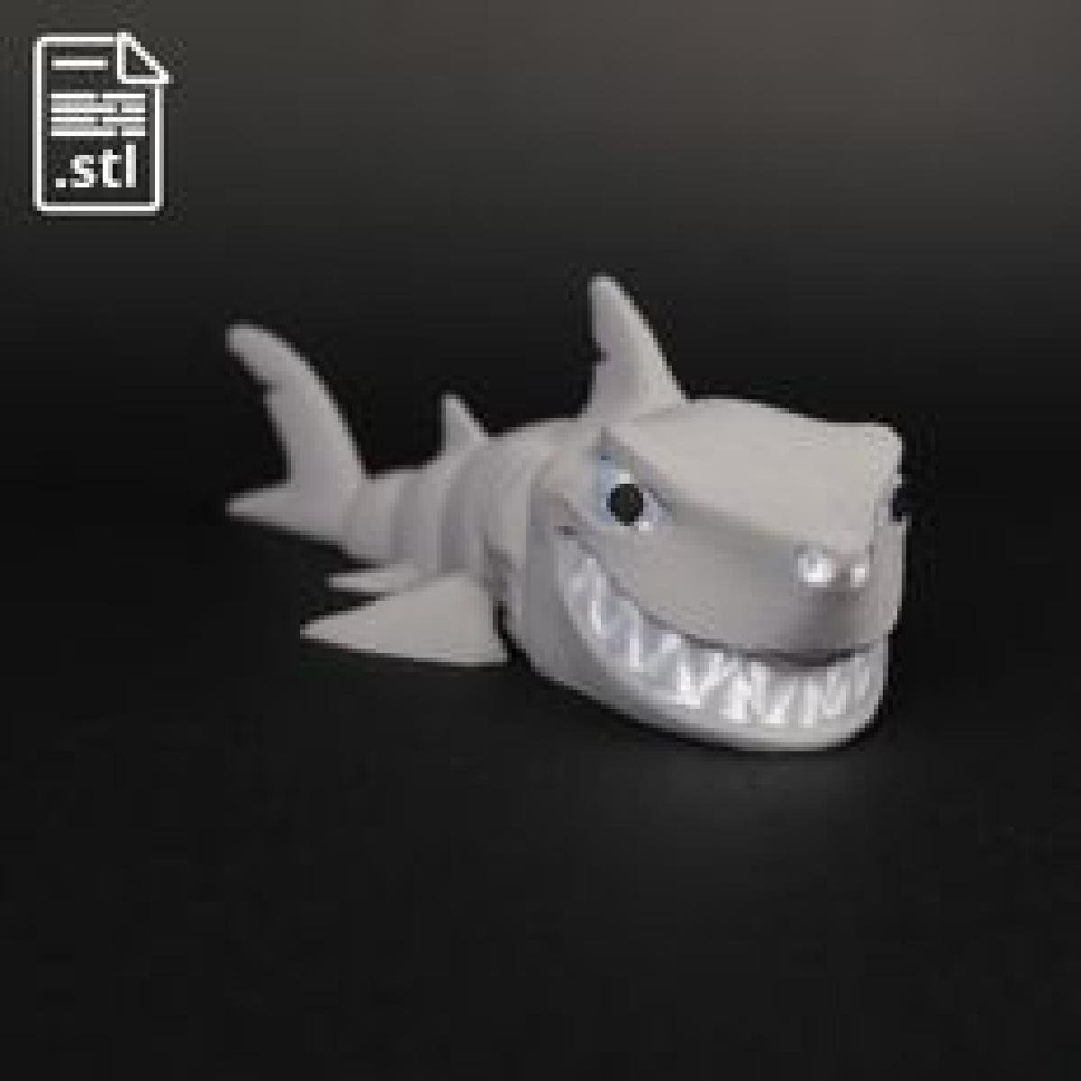 Bro Megalodon Shark   Impressao no Local | Arquivo STL para impressao 3D