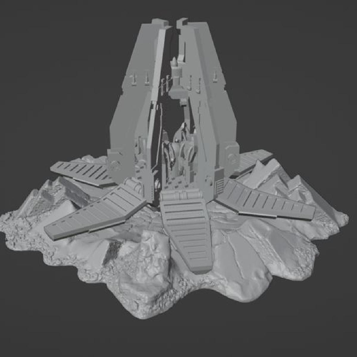 Morte de cima, impacto no solo.