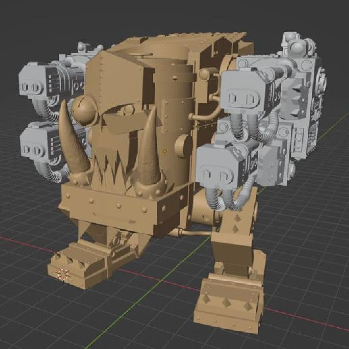 Quad KMBs para o Death Dreadnought do Ork Espacial