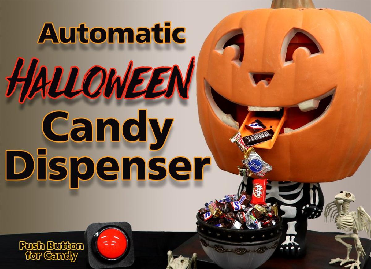 Dispensador Automatico de Doces de Halloween