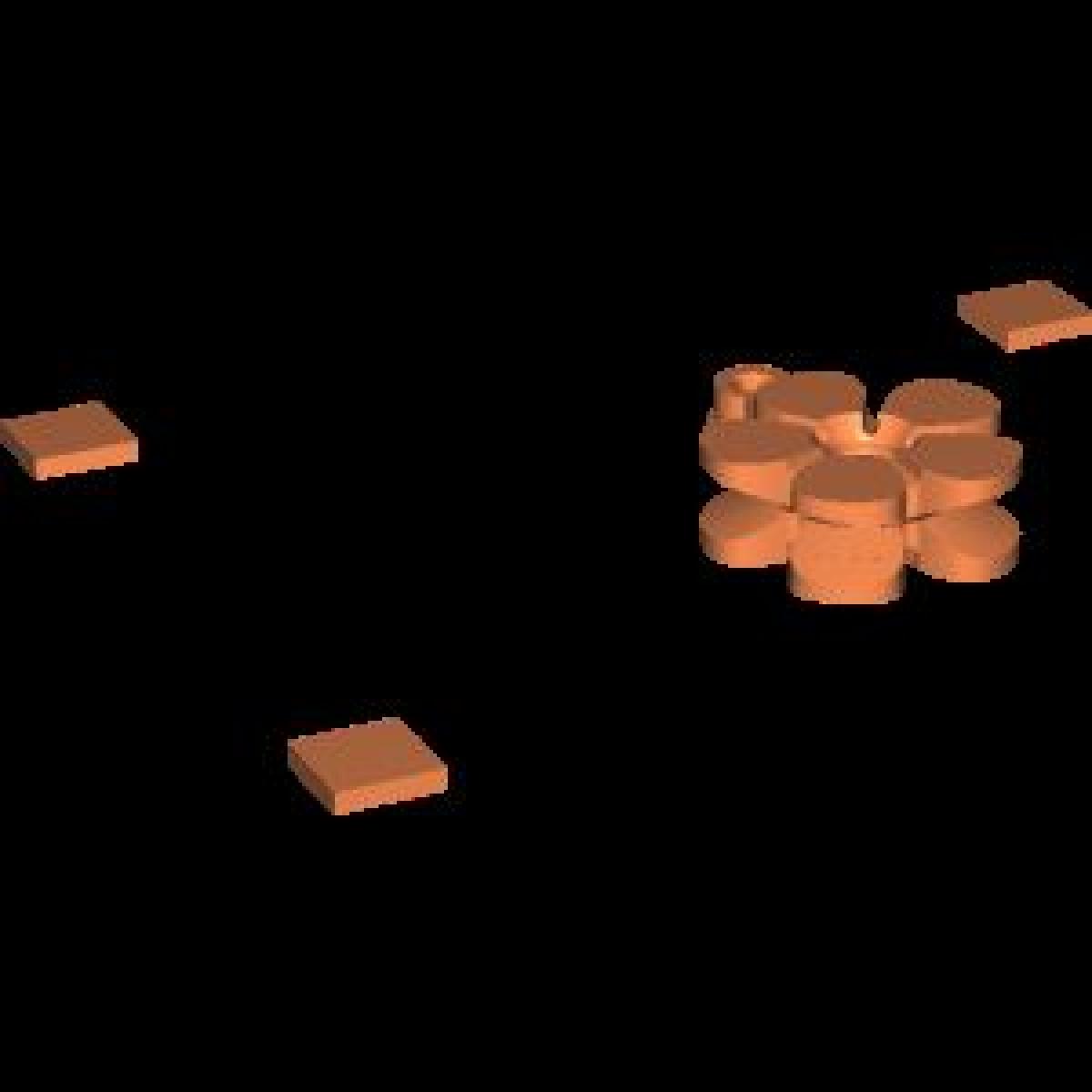 Pingentes de Flores... Pingentes de Chaves em Forma de Flor que Giram! (REMIX multicolorido)