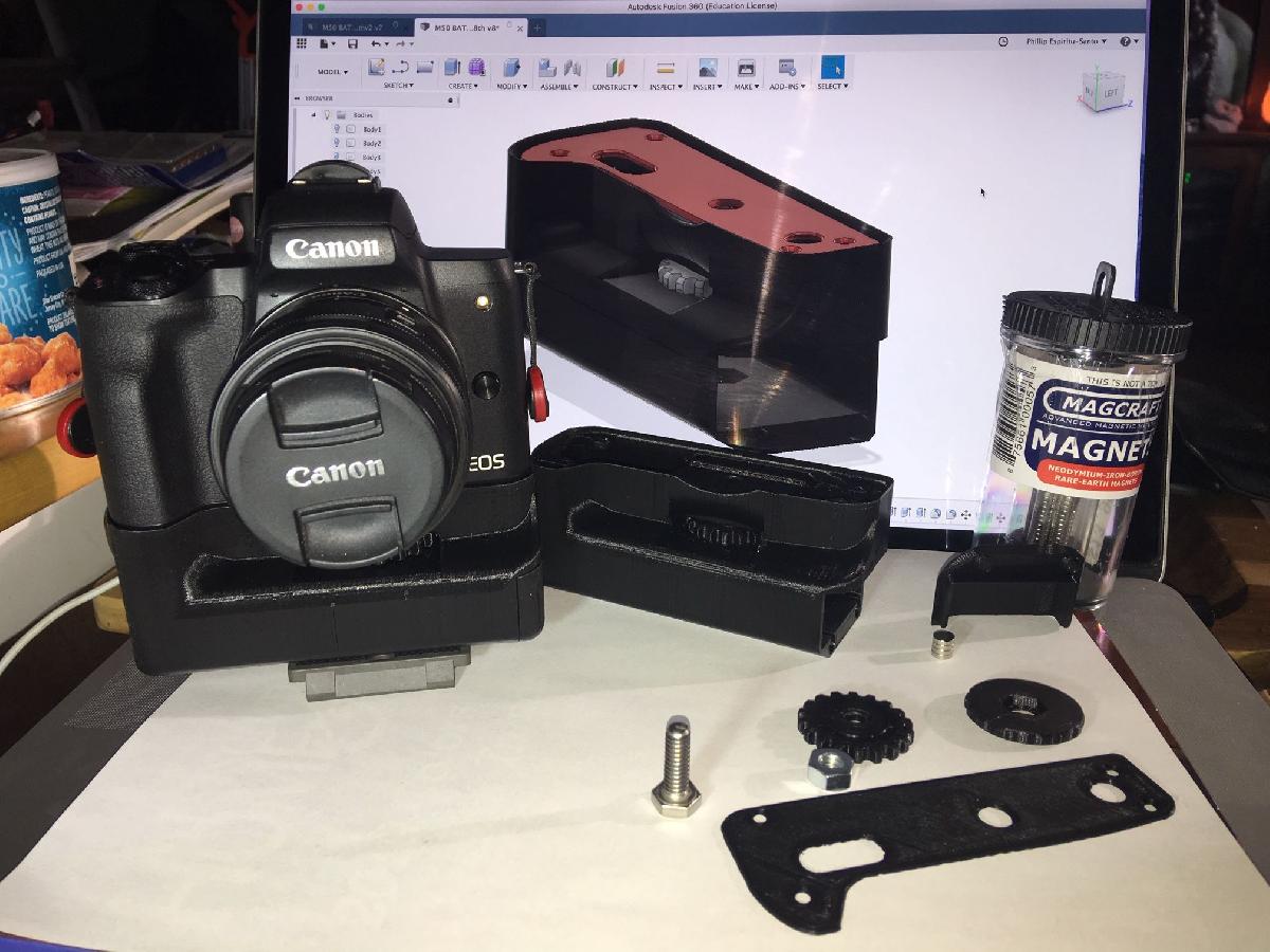 Pegador de Bateria Canon M50