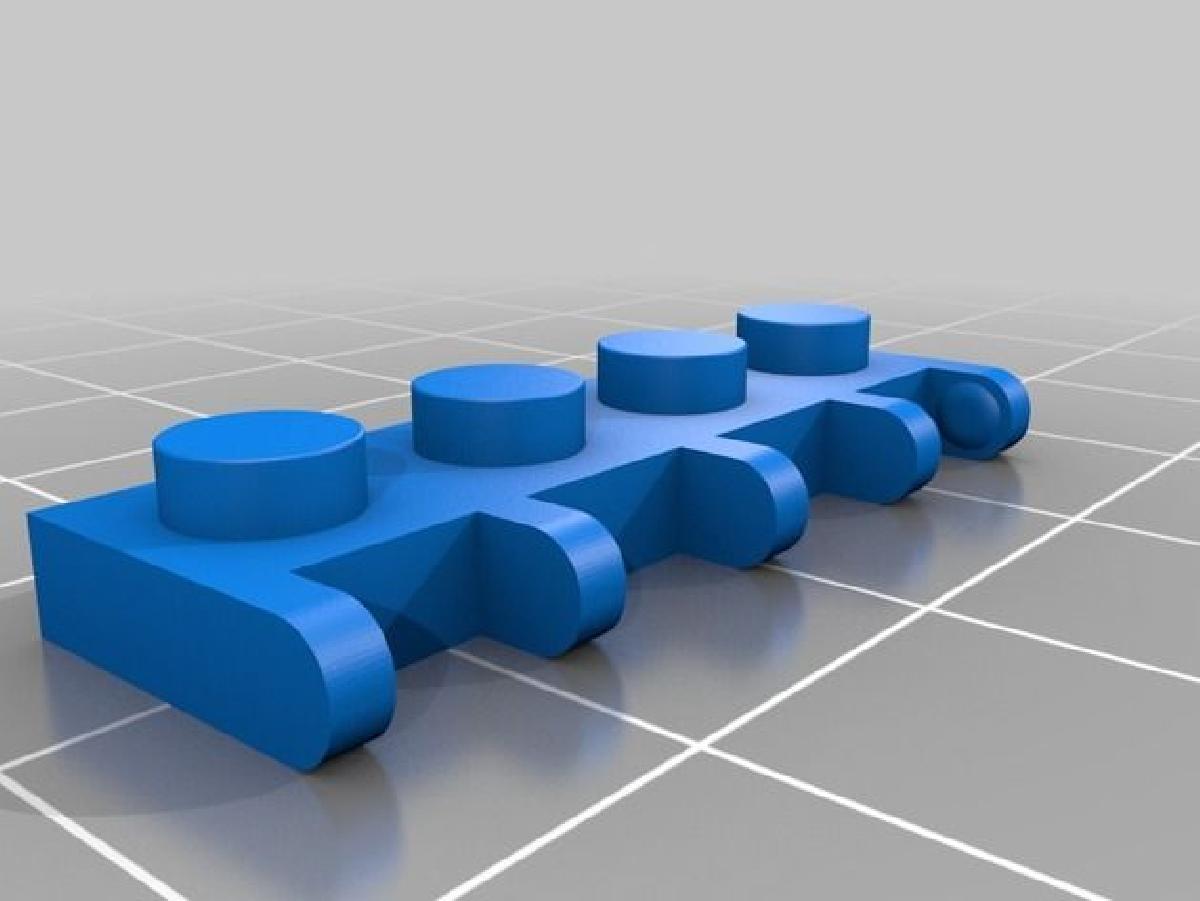 Porta de dobradica LEGO 4x1