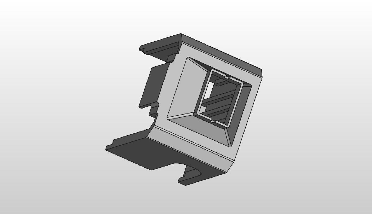 Geeetech A10   Duto de Ventilacao para motor do extrusor