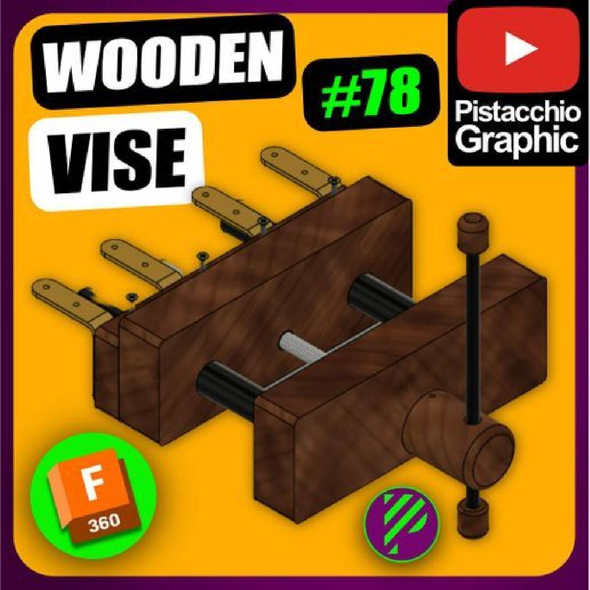 #78 Serrote de Madeira | Fusion 360 | Grafico Pistacchio