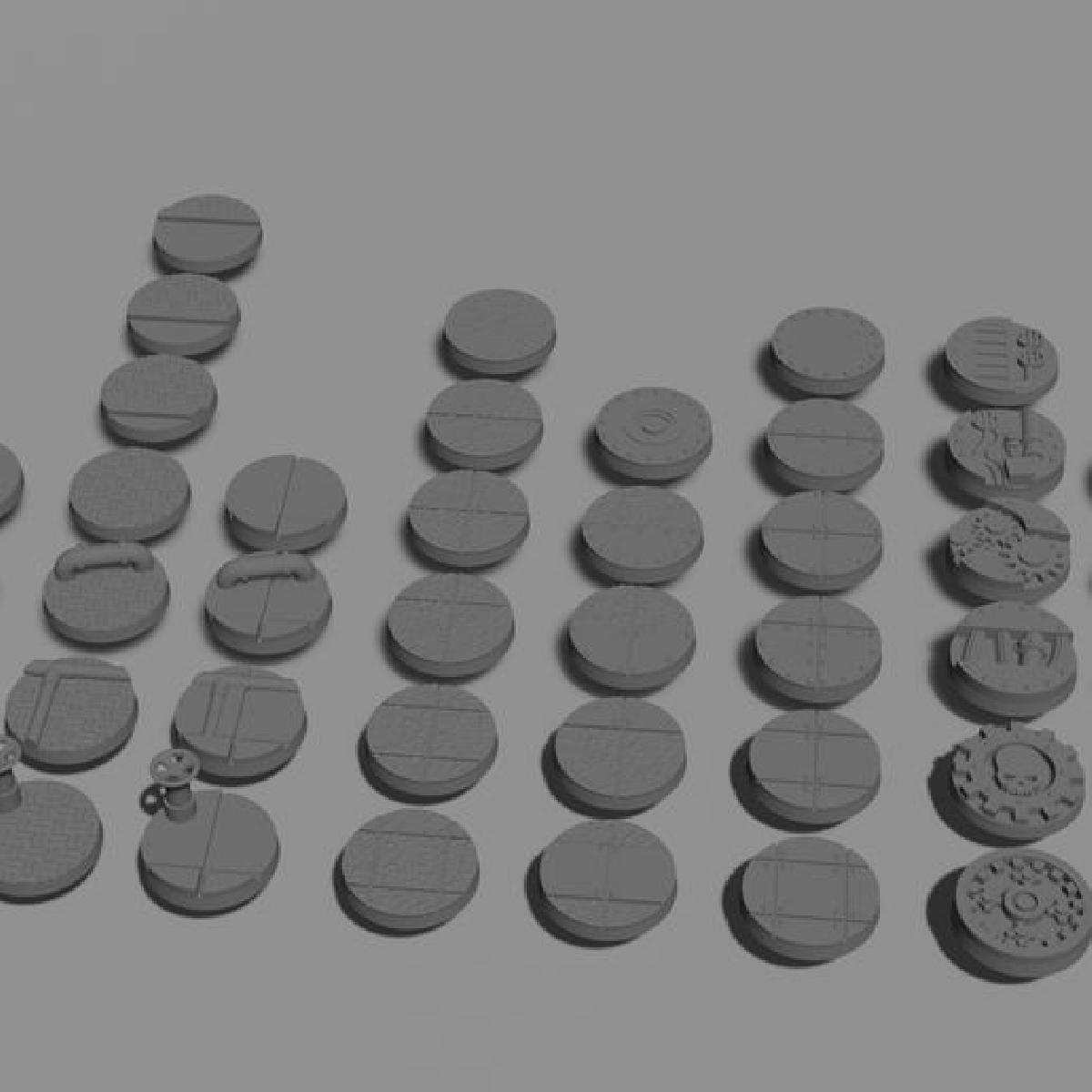 Bases Industriais Diodelosus da Forge World (25mm)