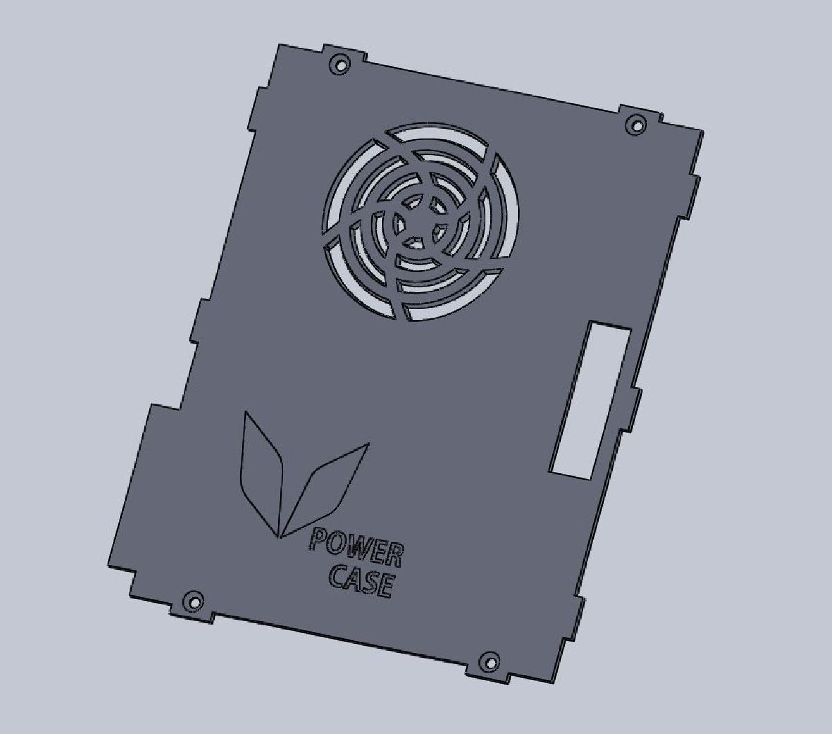 Case de potencia 3D mATX ou Micro ATX