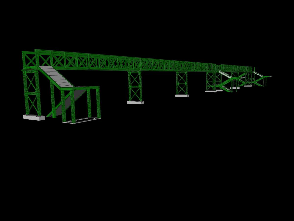 Pasarela antiga Valladolid Velha passarela (H0, 1:87)