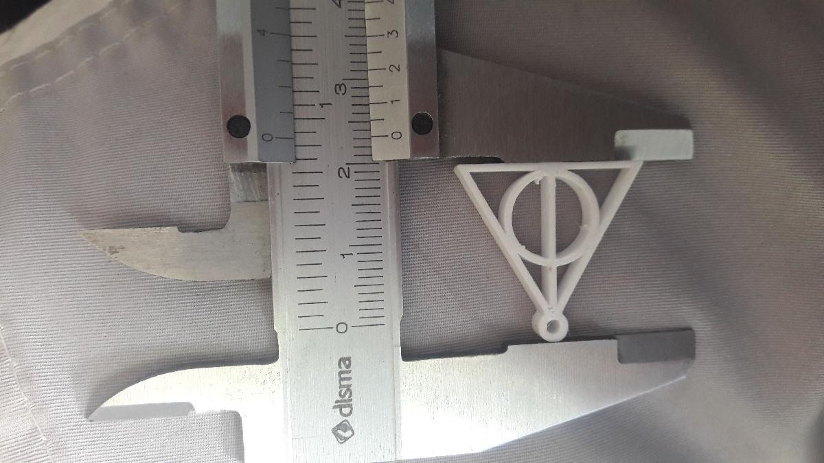 Reliquias da Morte colar Harry Potter